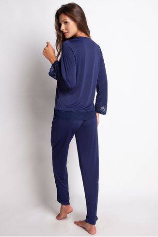 Pijama-Manga-Longa---Lace---314.34---Mediterrianeo---Tamanho-Pequeno