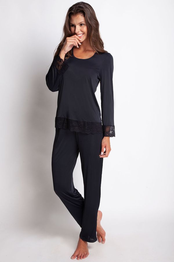 Pijama-Manga-Longa---Lace---314.34---Preto---Tamanho-Pequeno Pijama-Manga-Longa---Lace---314.34---Preto---Tamanho-Pequeno