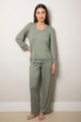 Pijama-Manga-Longa---Viscolace---314.34---Olive---Tamanho-Sgd